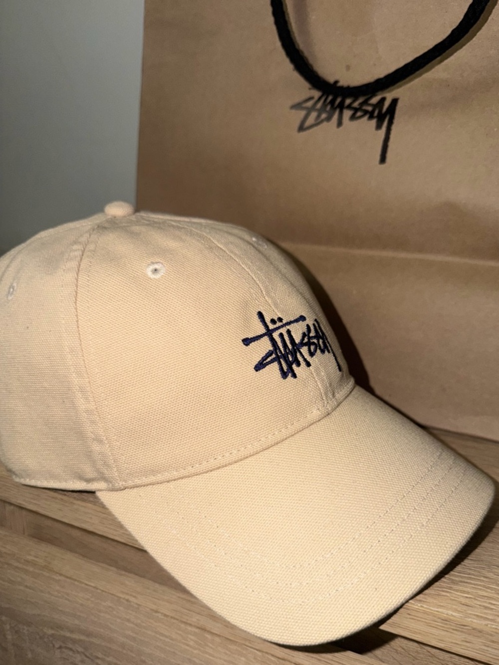 Stussy Cap – Beige / Khaki Tan Dad Hat Streetwear Adjustable